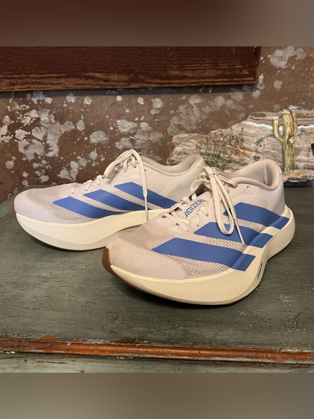Adidas Adizero Evo Sl White/Blue Fusion